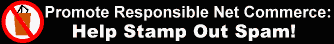 Anti-spam banner